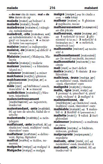 Franceza - dicţionar de buzunar