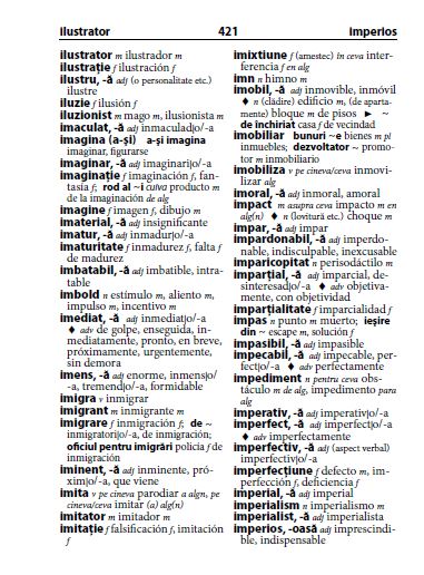 Spaniola - dicţionar de buzunar