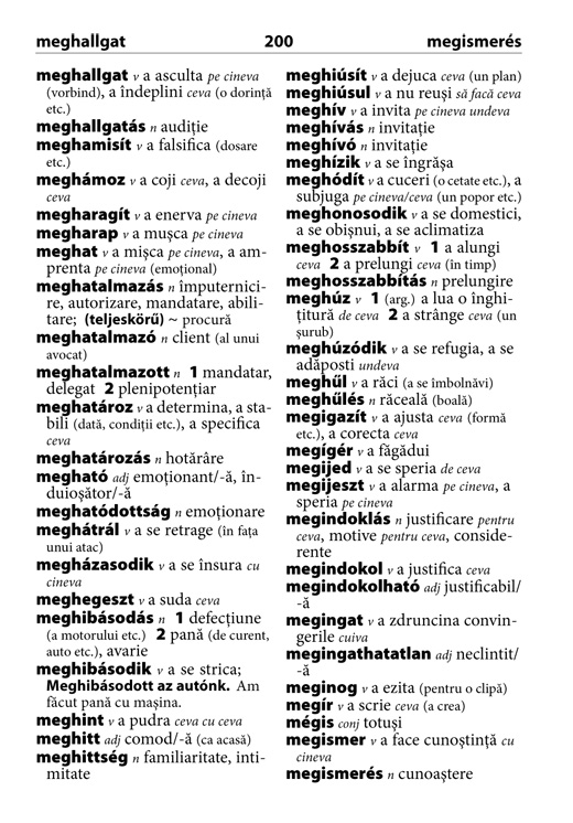 Maghiara - dicţionar de buzunar