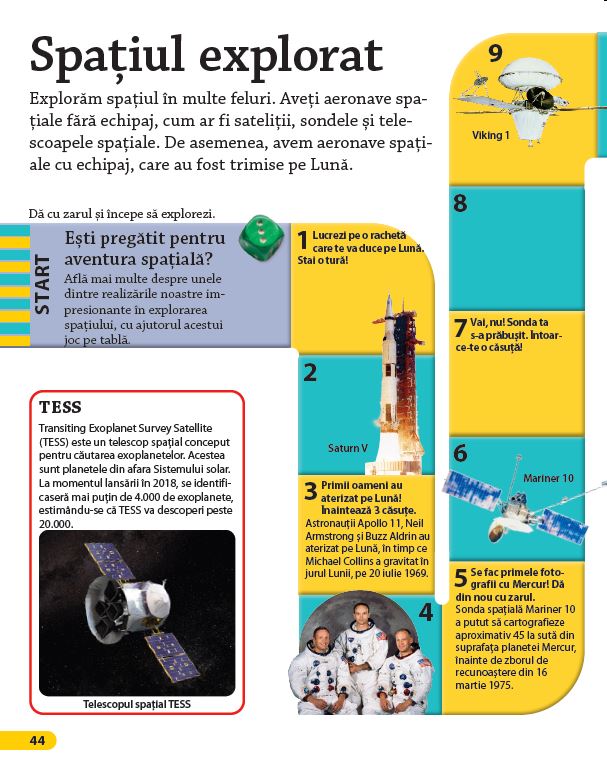 ÎNVAȚĂ! Călătorie în spațiu