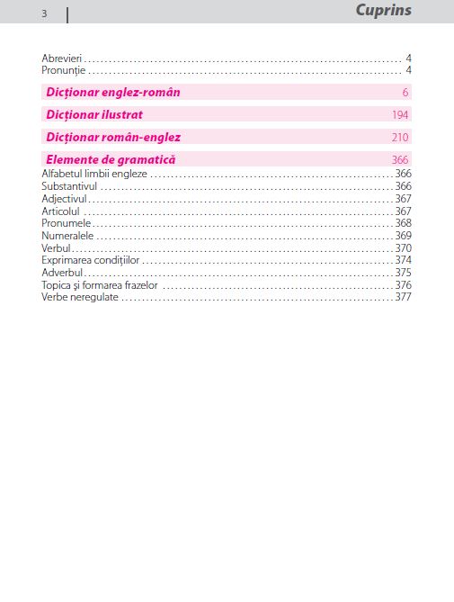 Dicționar școlar englez-român și român-englez