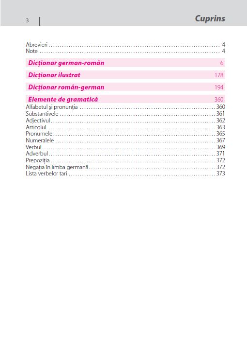 Dicționar școlar german-român și român-german