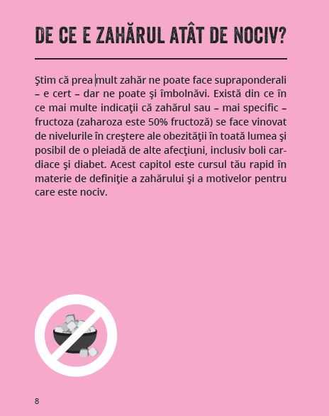 Spune NU zahărului