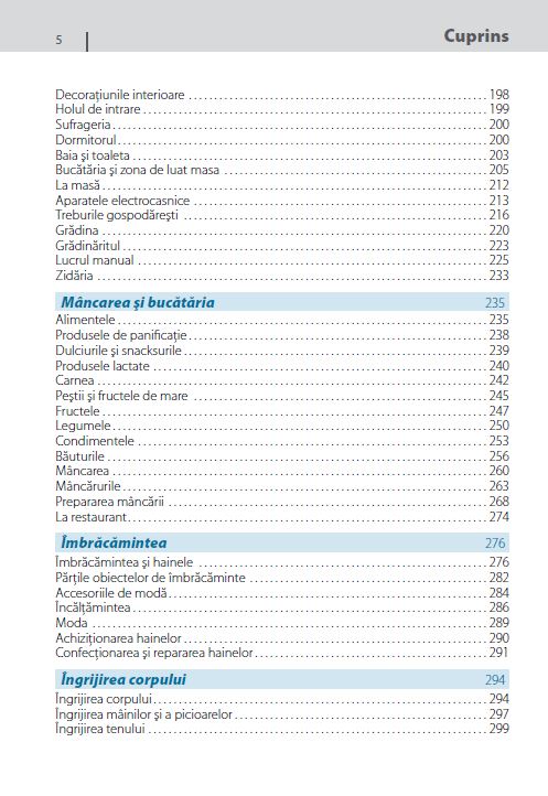 Dictionar tematic german