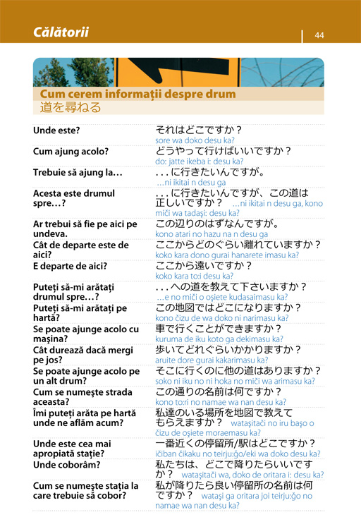 Ghid de conversaţie român-japonez